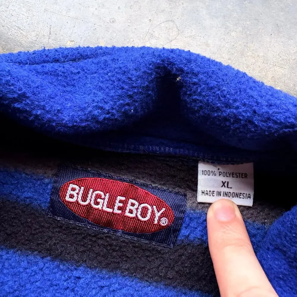 Crazy Vintage 90s‎ Bugle Boy Sherpa Fleece